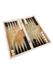 Ahşap Satranç ve Tavla Seti