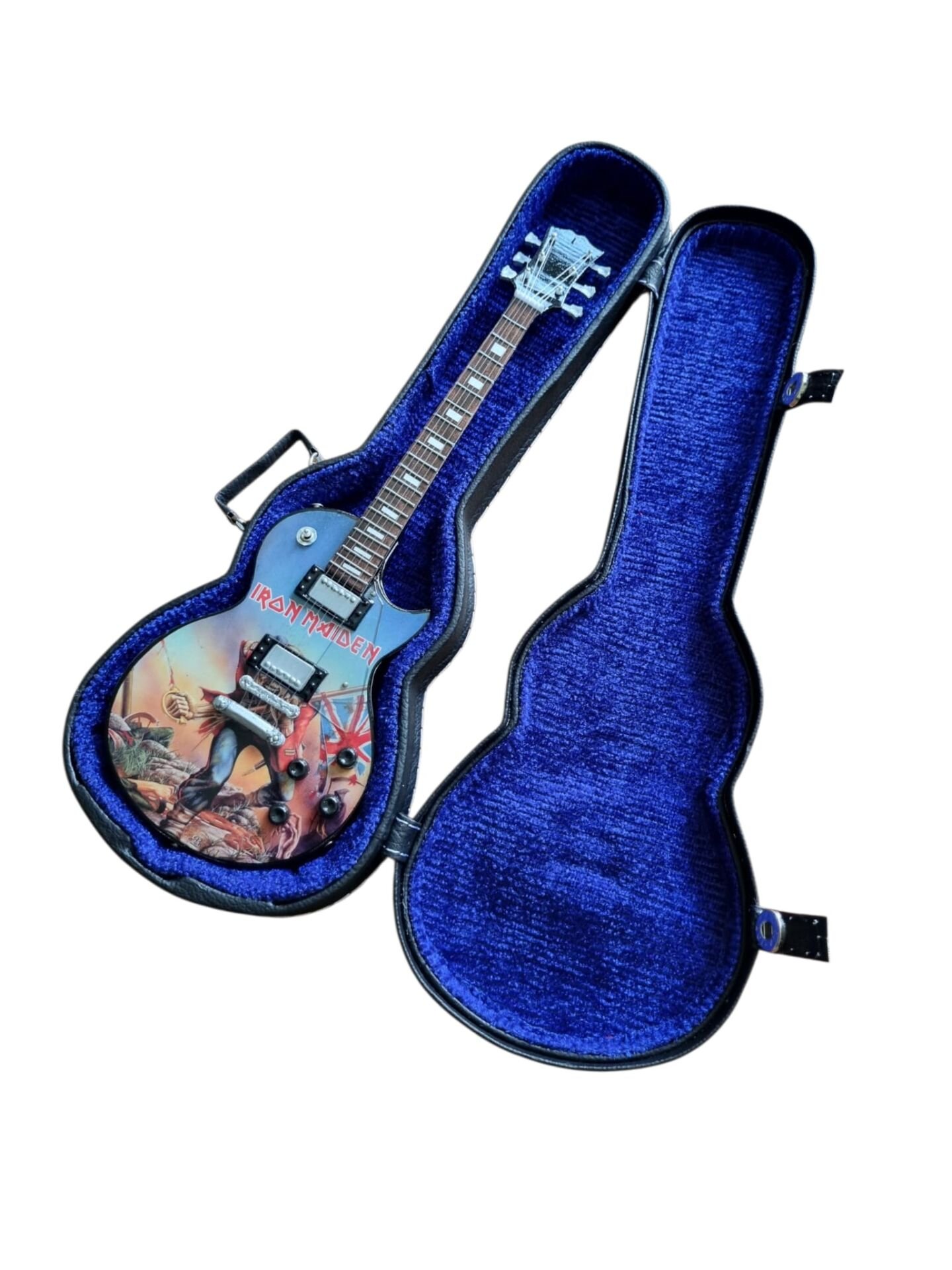 Çantalı Ahşap Gitar Biblo (Iron Maiden)