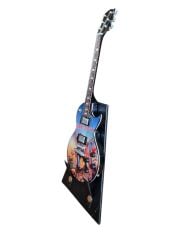 Çantalı Ahşap Gitar Biblo (Iron Maiden)