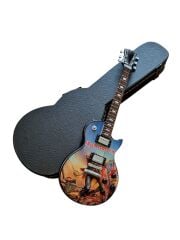 Çantalı Ahşap Gitar Biblo (Iron Maiden)