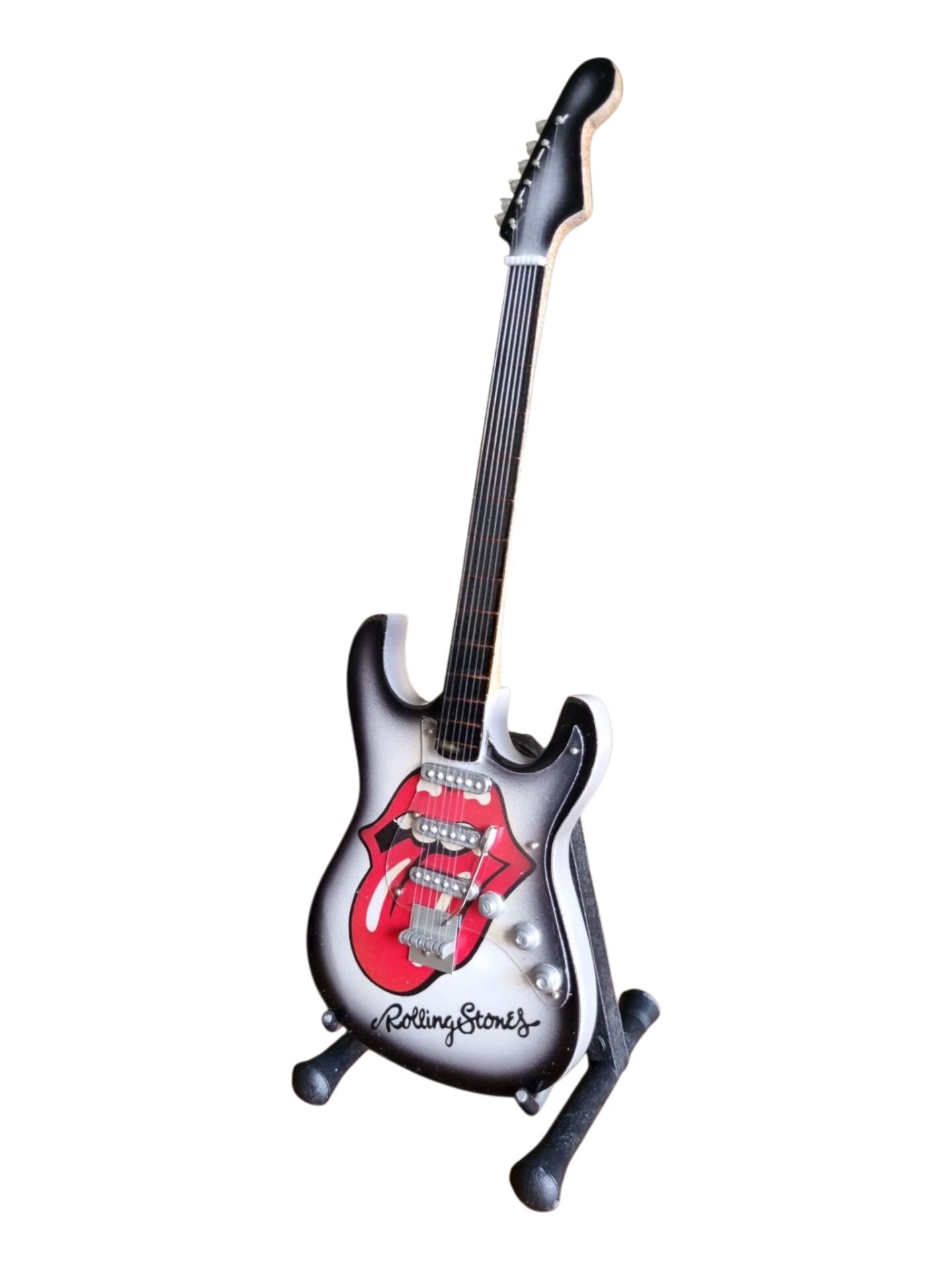 Ahşap Gitar Biblo (Rolling Stones)