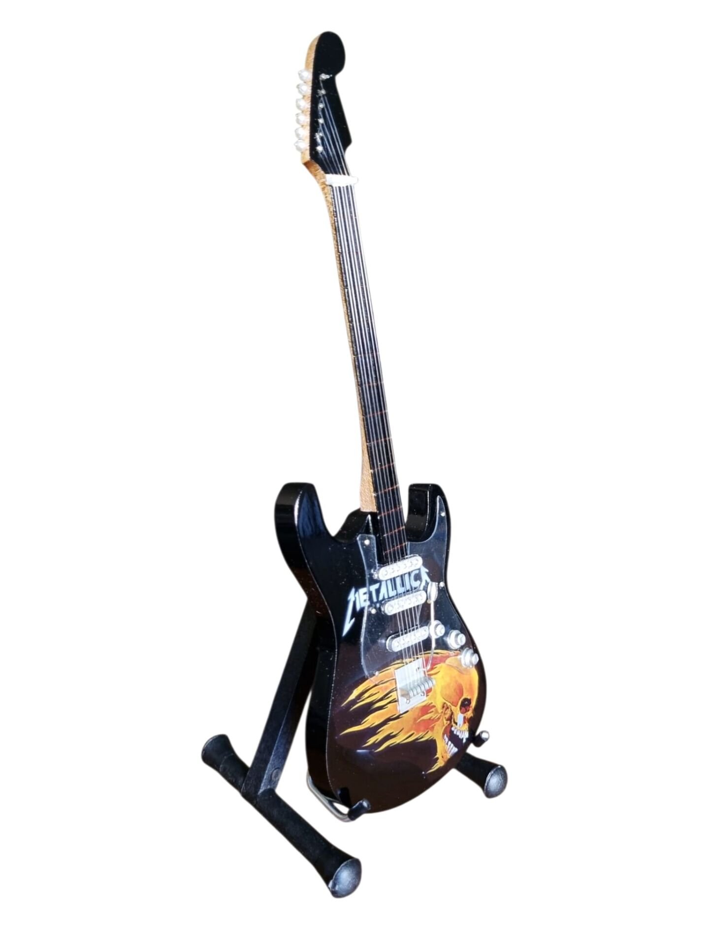 Ahşap Gitar Biblo (Metallica)