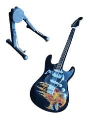 Ahşap Gitar Biblo (Metallica)