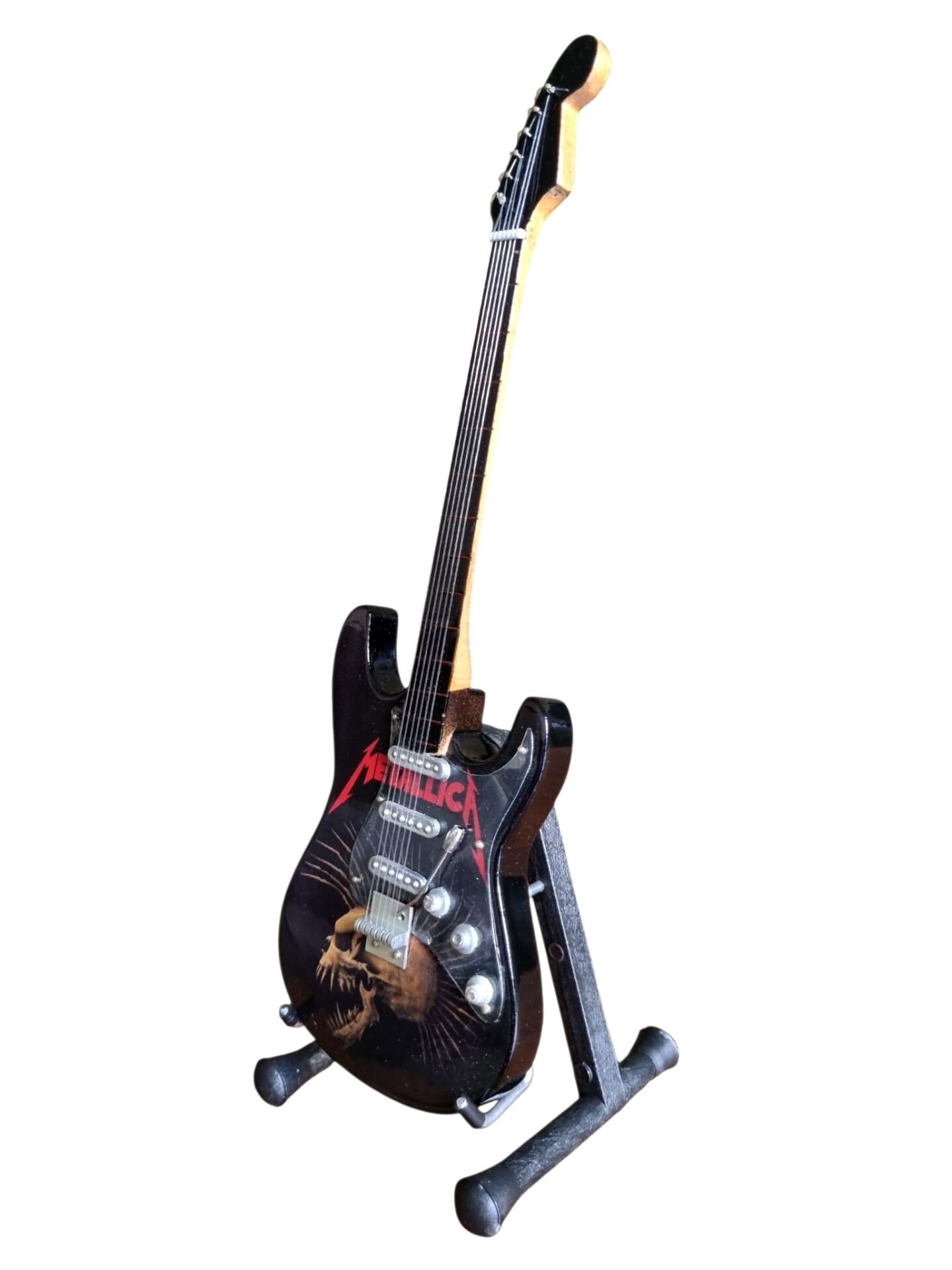 Ahşap Gitar Biblo (Metallica)