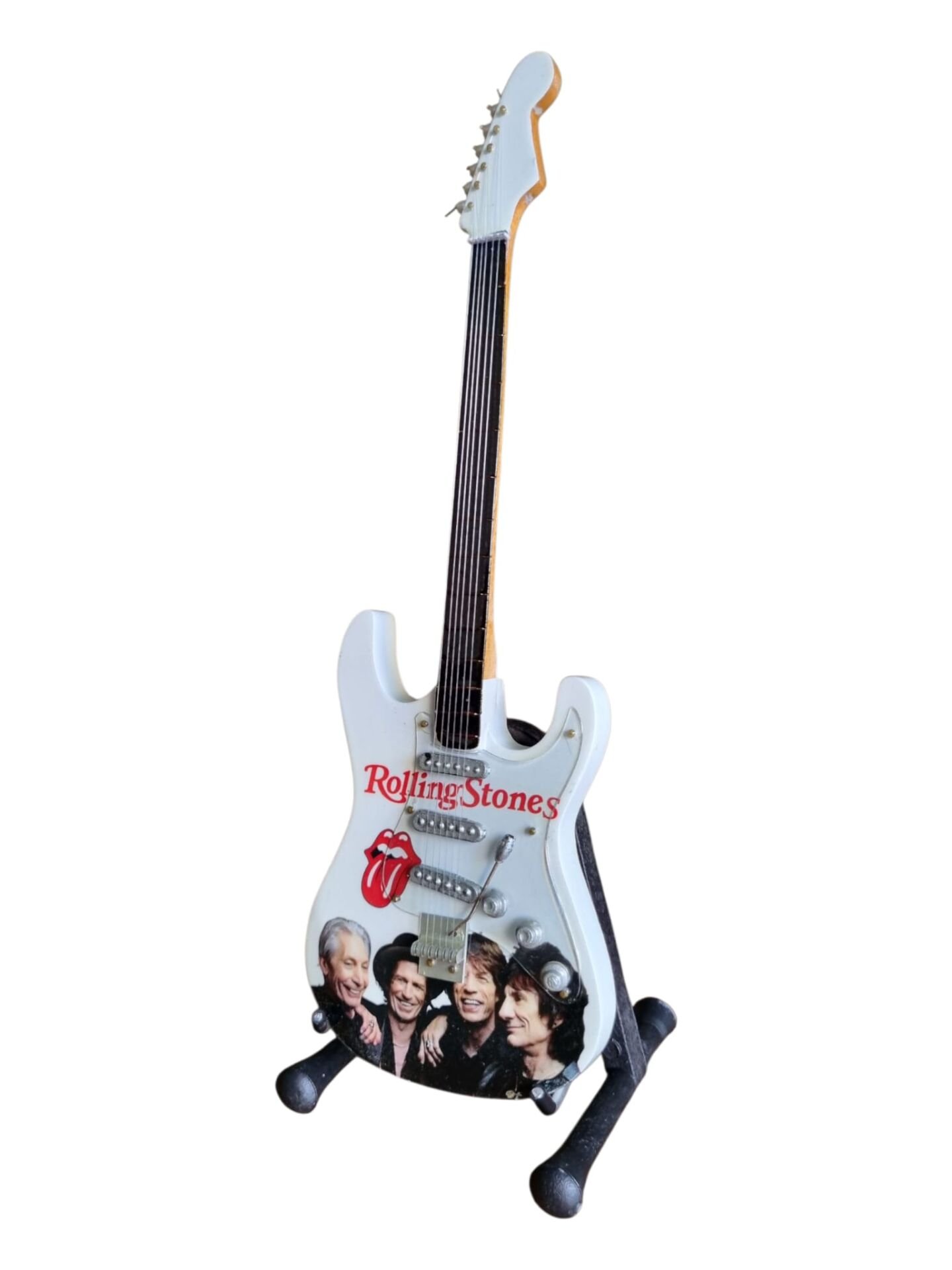 Ahşap Gitar Biblo (Rolling Stones)