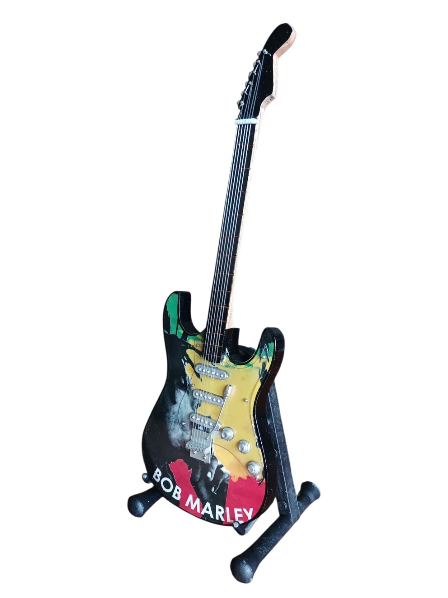 Ahşap Gitar Biblo (Bob Marley)