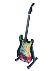 Ahşap Gitar Biblo (Bob Marley)