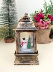 Işıklı Kardan Adam Kar Küresi