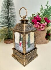 Işıklı Kardan Adam Kar Küresi