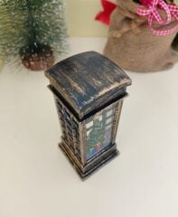 Işıklı Yılbaşı Ağacı Kar Küresi