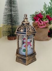 Işıklı Kardan Adam Kar Küresi