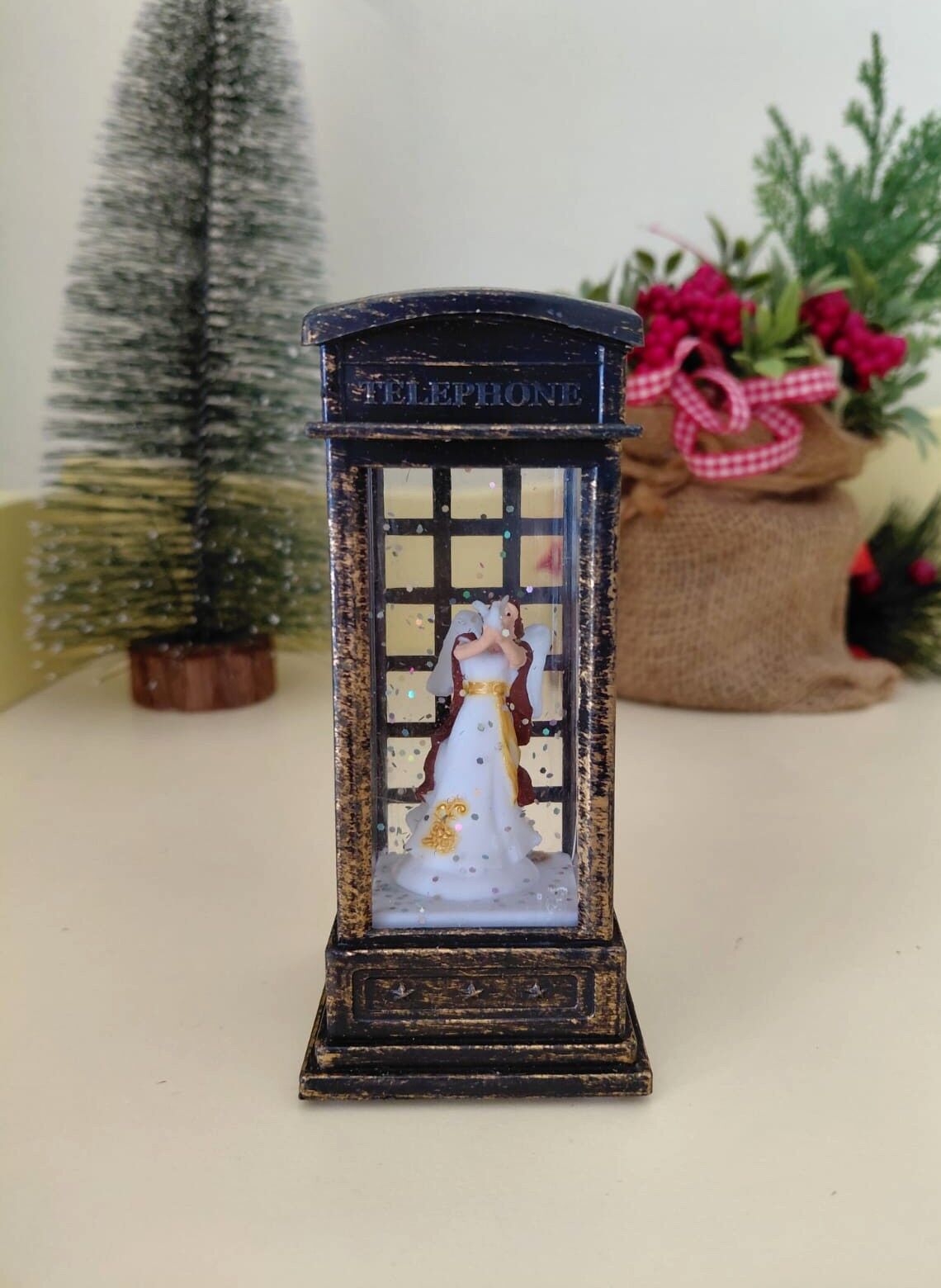 Işıklı Melek Kar Küresi