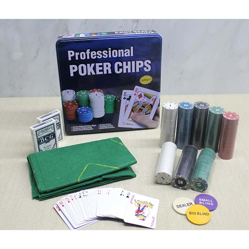 Poker Seti (Rakamlı 400 çipli set)