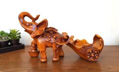 Fil Biblolu Şarap Tutucu