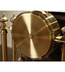 Mermer Kaideli Sarkaçlı Bronz Antik Masa Saati