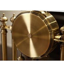 Mermer Kaideli Sarkaçlı Bronz Antik Masa Saati