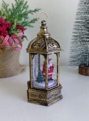 Işıklı Noel Baba Kar Küresi