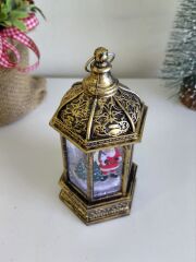 Işıklı Noel Baba Kar Küresi