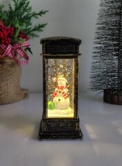 Işıklı Kardan Adam Kar Küresi