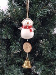 Porselen Kardan Adamlı Çan