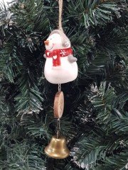 Porselen Kardan Adamlı Çan