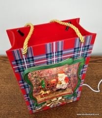 Hediye Paketi Işıklı ve Müzikli Kar Küresi