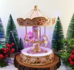 Işıklı Atlı Karınca Müzik Kutusu