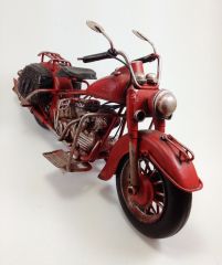Eskitme metal el yapımı Motosiklet Maketi