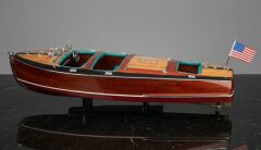 Ahşap Sürat Teknesi (Chris Craft Triple)