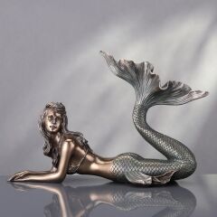 Bronz Deniz Kızı Biblo