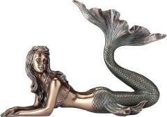 Bronz Deniz Kızı Biblo