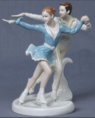 Porselen Buz Pateni Dansçı Biblosu