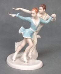 Porselen Buz Pateni Dansçı Biblosu