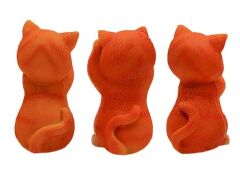 Görmedim Duymadım Bilmiyorum Kedi Biblolar