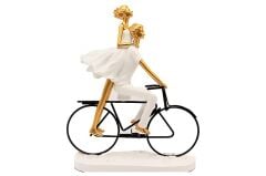 Bisiklette Çift Biblo