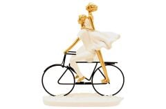 Bisiklette Çift Biblo