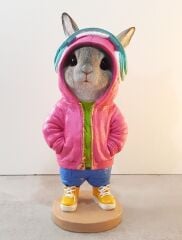 Kulaklıklı Tavşan Biblo