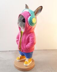 Kulaklıklı Tavşan Biblo