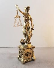 Adalet Heykeli Masa Saati (26 cm)