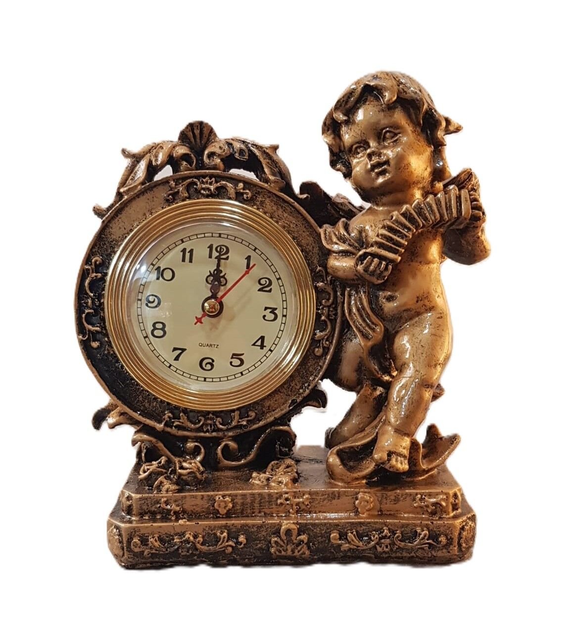 Akordeon Çalan Melek Masa Saati